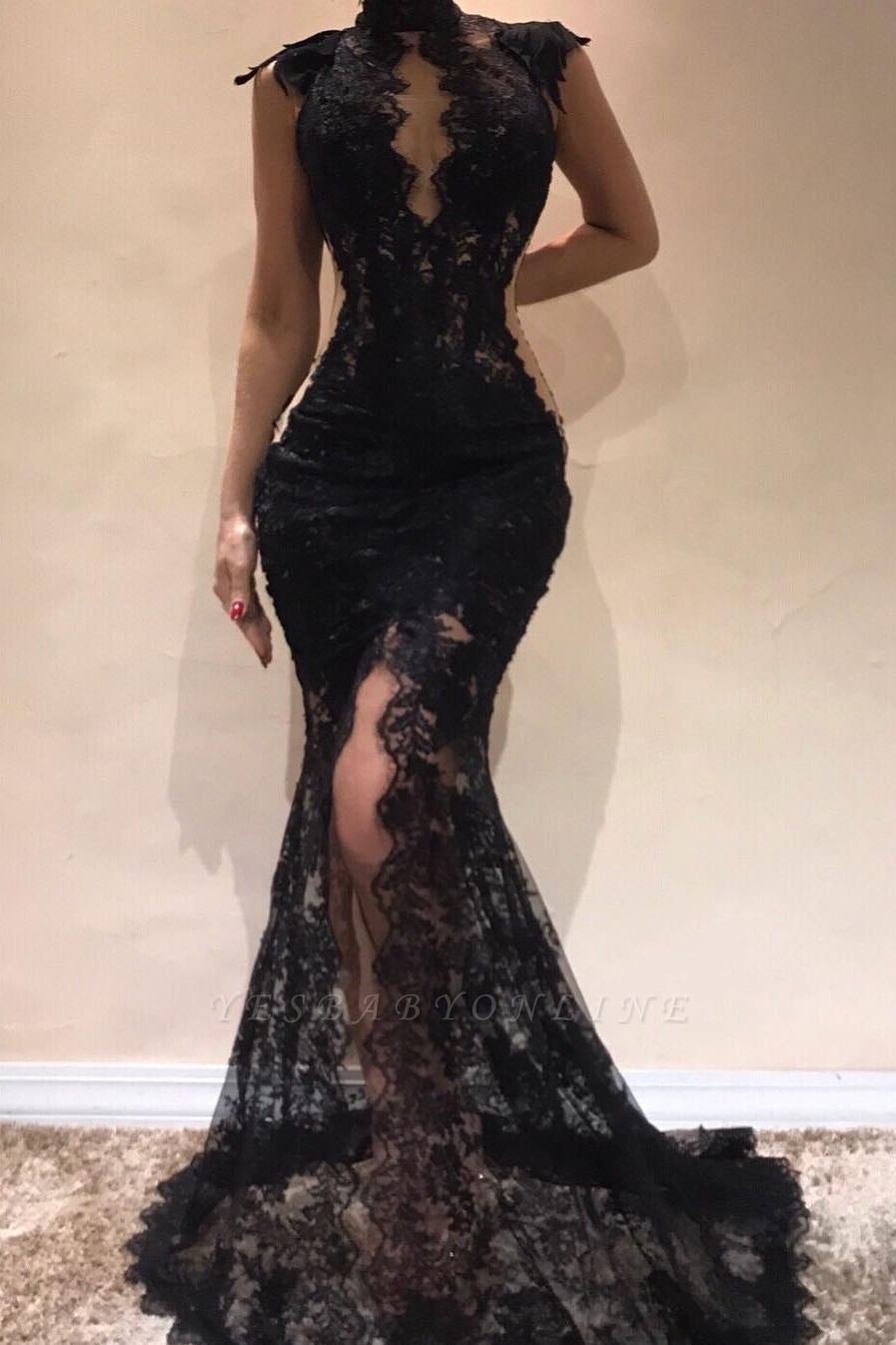 lace mermaid gown