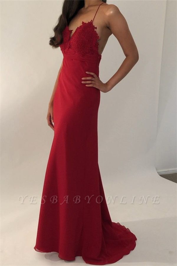 red evening wear dresses