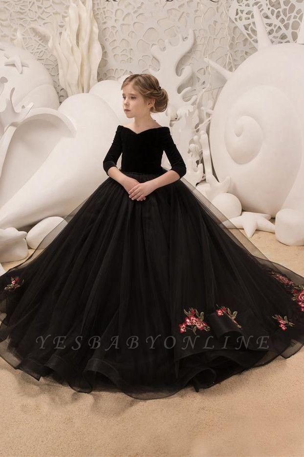 black princess ball gown