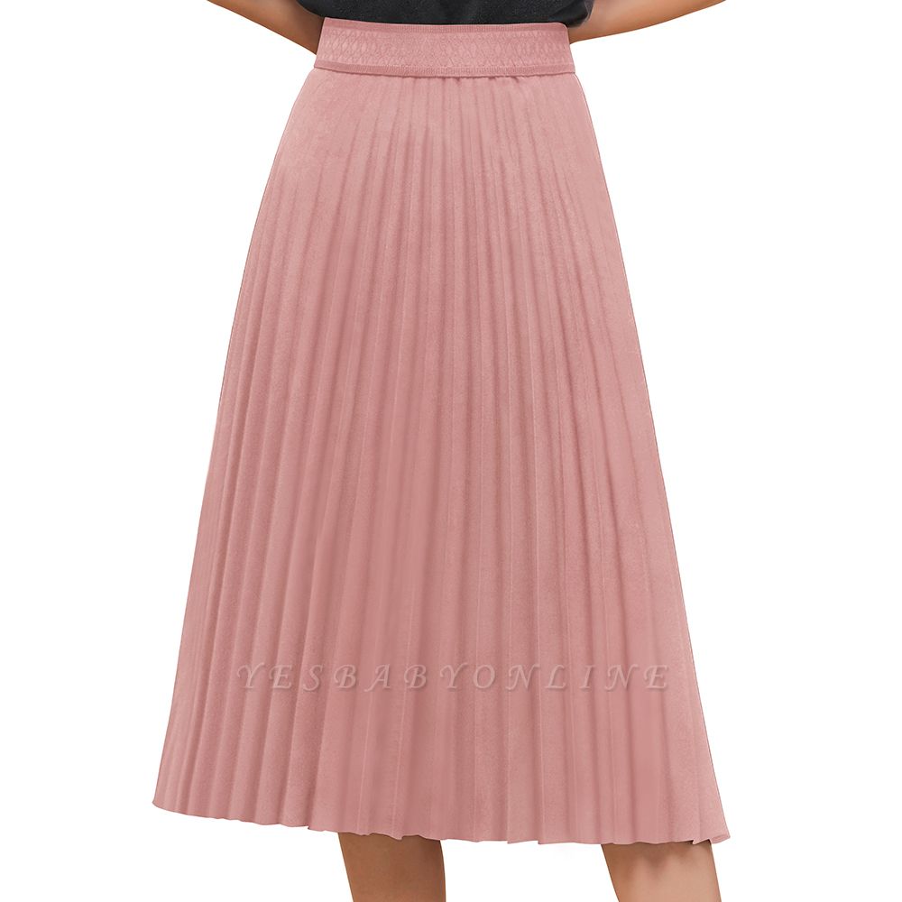 A-line Knitted Short Pleated Skirt | Yesbabyonline.com