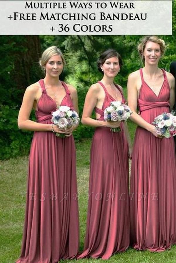 Sweetheart Satin Dark Pink Ruffles A-Line Bridesmaid Dresses