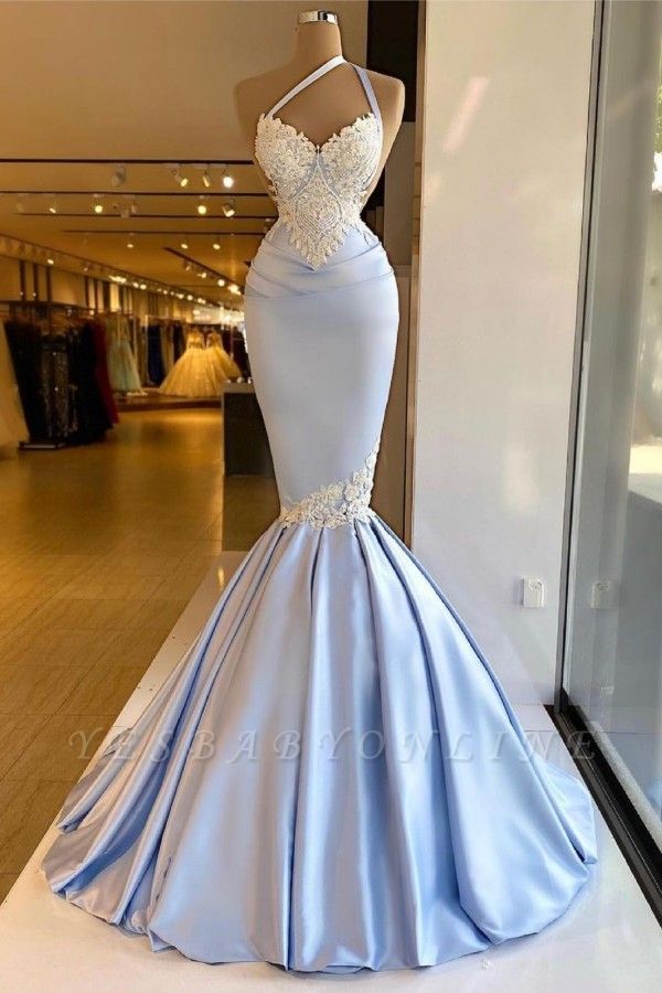 Simple One Shoulder Lace Floor-length Ruffles Mermaid Prom Dress With Crystal Detailing