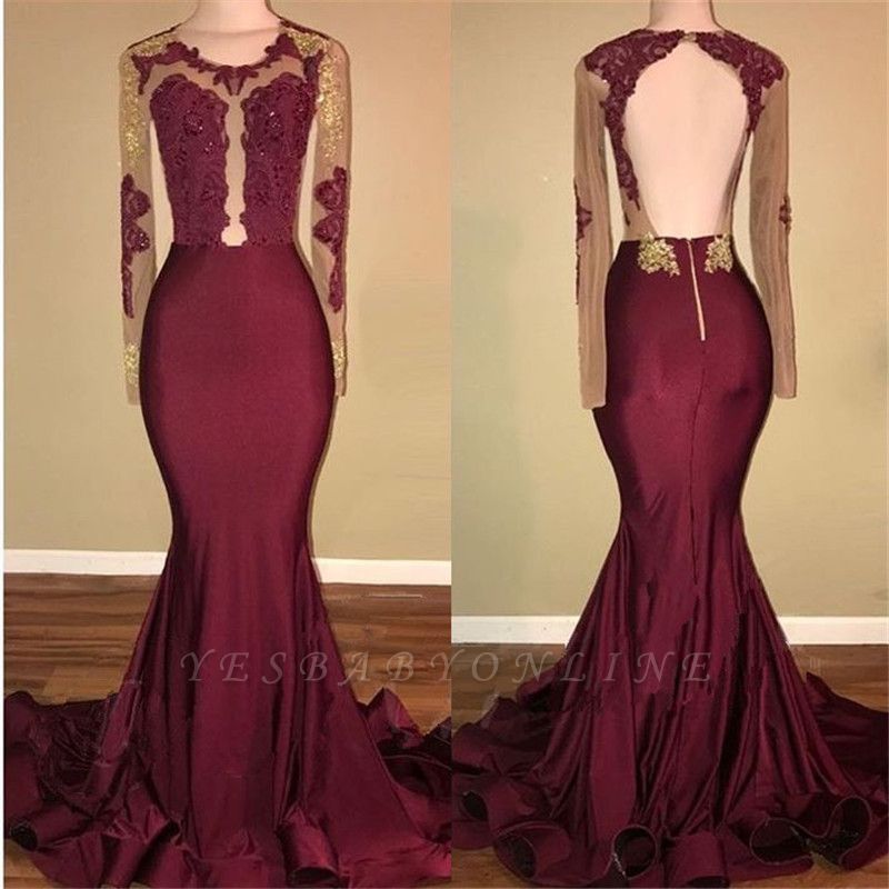 burgundy and gold gown