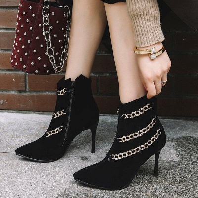 High Heel Suede Boots On Sale_2