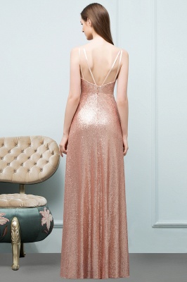 A-line Sequined Scoop Sleeveless Floor-Length Bridesmaid Dresses_2