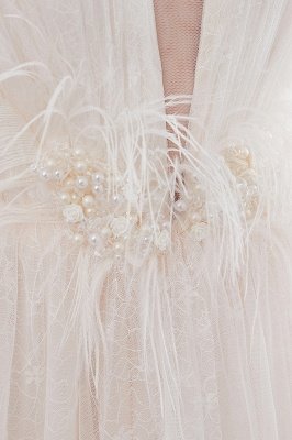 NANCY | Affordable Sleeveless Floor Length Lace Ivory Wedding Dresses_13