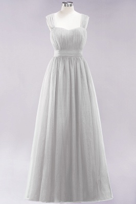 A-Line  Sweetheart Straps Sleeves Floor-Length Bridesmaid Dresses with Ruffles_29