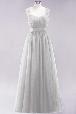 A-Line  Sweetheart Straps Sleeves Floor-Length Bridesmaid Dresses with Ruffles_29