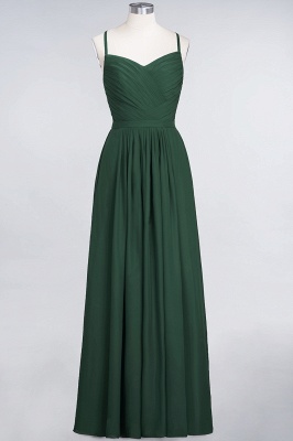 A-Line Spaghetti-Straps Sweetheart Sleeveless Floor-Length  Bridesmaid Dress with Ruffles_30