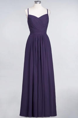 A-Line Spaghetti-Straps Sweetheart Sleeveless Floor-Length  Bridesmaid Dress with Ruffles_18