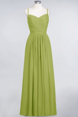 A-Line Spaghetti-Straps Sweetheart Sleeveless Floor-Length  Bridesmaid Dress with Ruffles_32