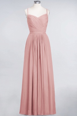 A-Line Spaghetti-Straps Sweetheart Sleeveless Floor-Length  Bridesmaid Dress with Ruffles_6