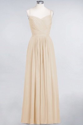 A-Line Spaghetti-Straps Sweetheart Sleeveless Floor-Length  Bridesmaid Dress with Ruffles_14