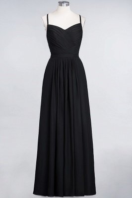 A-Line Spaghetti-Straps Sweetheart Sleeveless Floor-Length  Bridesmaid Dress with Ruffles_28