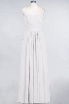 A-Line Spaghetti-Straps Sweetheart Sleeveless Floor-Length  Bridesmaid Dress with Ruffles_1