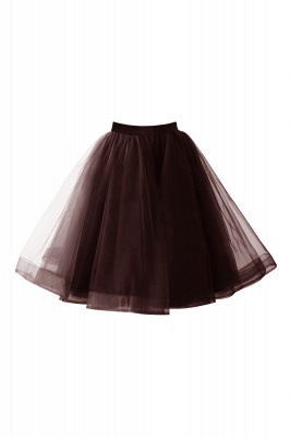 Alluring Tulle Short A-line Skirts | Elastic Women's Skirts_5