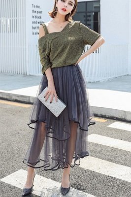 Beatrice | Black Tulle Skirt with Layers_6