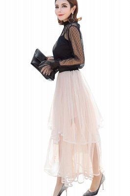 Beatrice | Black Tulle Skirt with Layers_16
