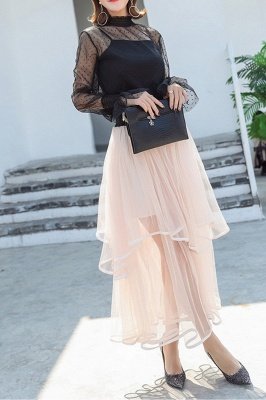 Beatrice | Black Tulle Skirt with Layers_17