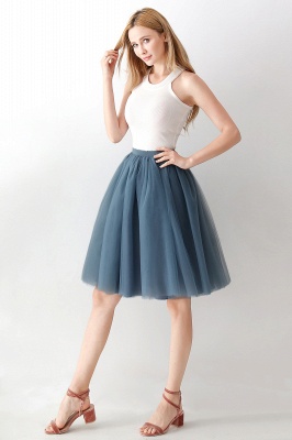 Jewel Sleevelss Knee Length A-line Cute Short Party Dresses_84