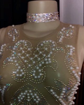 Elegant Jewel Sleeveless Floor Length Beaded See-Through Prom Dresses_2