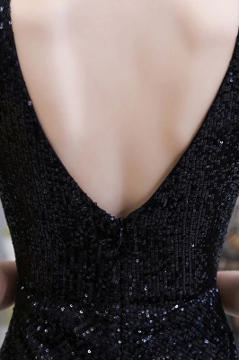 Women's Fashion V-neck Straps Sparkly Sequin Prom Jumpsuit_22